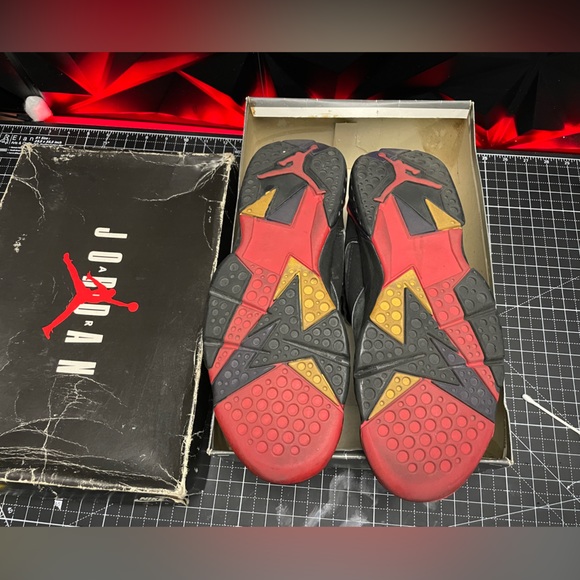 1992 OG Jordan 7 Raptors Size 9.5 with Box - Picture 5 of 9